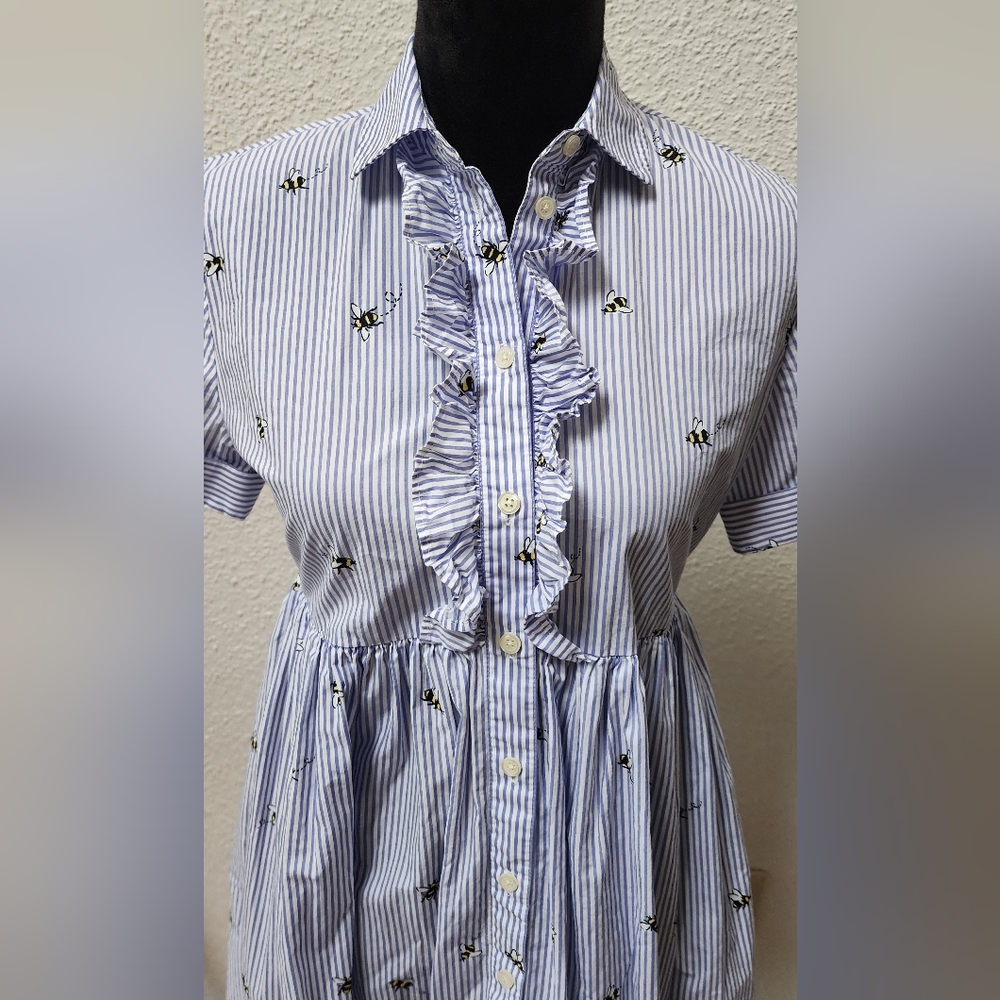 Kate Spade abuzz Poplin Dress Sise XS - Picture 6 of 8
